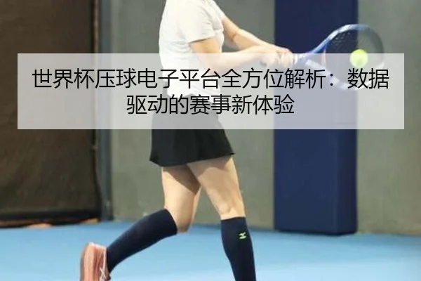 世界杯压球电子平台全方位解析：数据驱动的赛事新体验